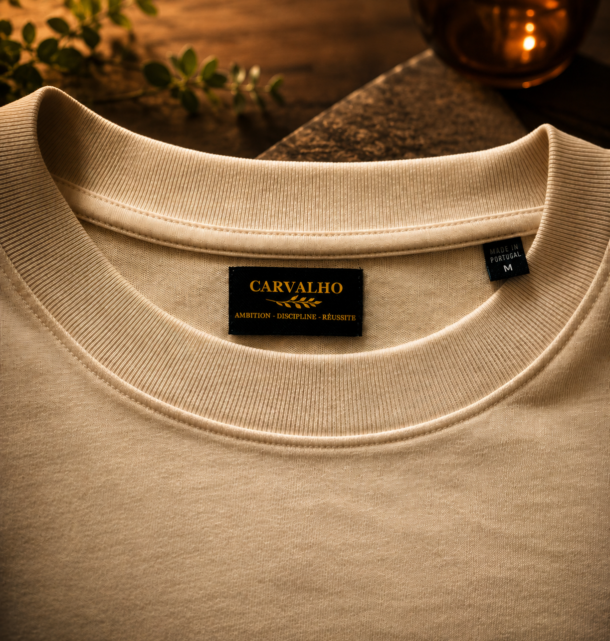 T-shirt signature Beige — CARVALHO