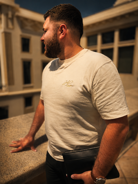 T-shirt signature Beige — CARVALHO